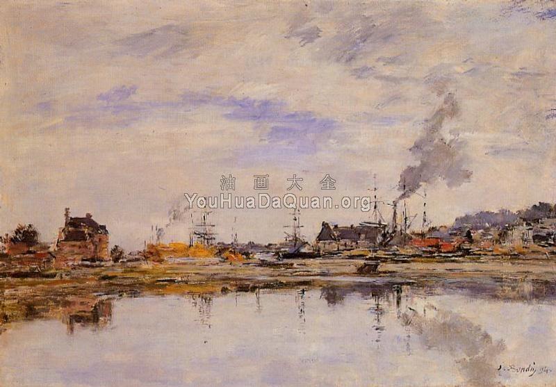 La Retenue a Trouville - 尤金·布丹